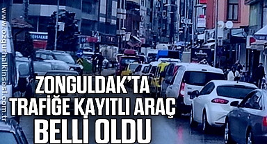 Zonguldak’ta trafiğe kayıtlı araç belli oldu