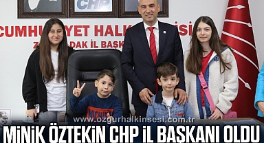 23 Nisan'da minik Öztekin, CHP İl Başkanı oldu