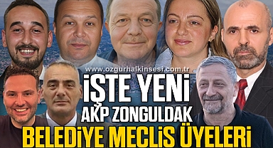 AK Parti Zonguldak Belediye Meclis Üyeleri