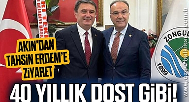 AKIN’DAN TAHSİN ERDEM’E ZİYARET