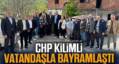 CHP KİLİMLİ VATANDAŞLA BAYRAMLAŞTI