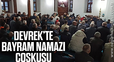 Devrek’te Bayram namazı coşkusu