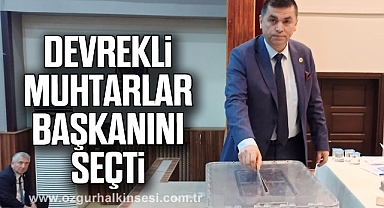 Devrekli muhtarlar başkanını seçti