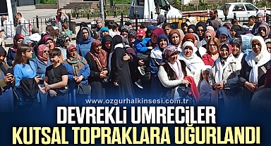Devrekli umreciler kutsal topraklara uğurlandı