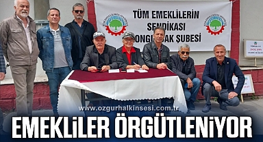 EMEKLİLER ÖRGÜTLENİYOR