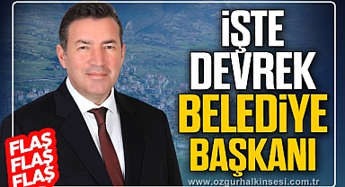 İŞTE DEVREK BELEDİYE BAŞKANI