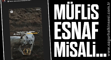 MÜFLİS ESNAF MİSALİ…