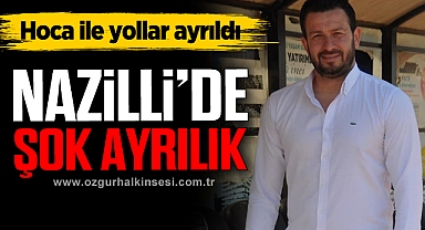 Nazilli Belediyespor'da şok ayrılık