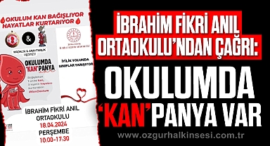 OKULUMDA 'KAN'PANYA VAR