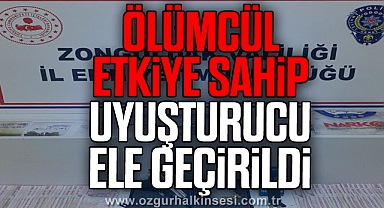 Ölümcül etkiye sahip uyuşturucu ele geçirildi