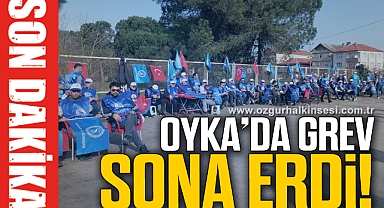 OYKA Kağıt Fabrikası'nda grev sona erdi