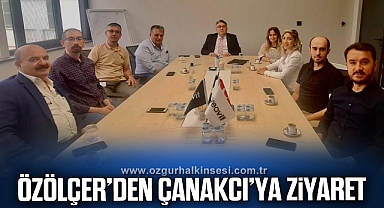 Rektör Özölçer’den İş İnsanı Sezai Çanakcı’ya Ziyaret