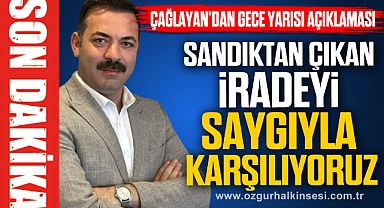 Sandıktan çıkan iradeyi saygıyla karşılıyoruz