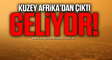 Valilik uyardı... Toz Taşınımına Dikkat!