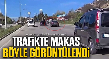 Trafikte makas atarak ilerledi