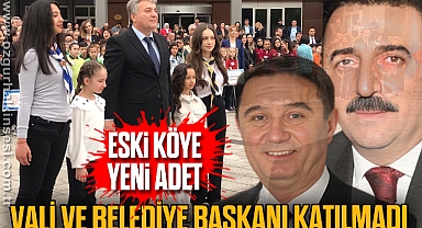 VALİ VE BELEDİYE BAŞKANI KATILMADI
