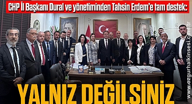 YALNIZ DEĞİLSİNİZ