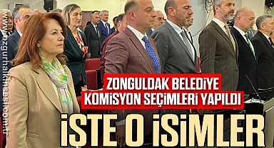 ZONGULDAK BELEDİYE KOMİSYON SEÇİMLERİ YAPILDI
