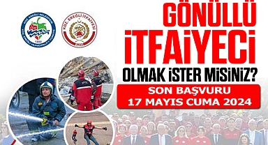 15. GÖNÜLLÜ İTFAİYECİ KURSU BAŞLIYOR