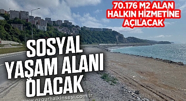 70.176 M2 ALAN HALKIN HİZMETİNE AÇILACAK