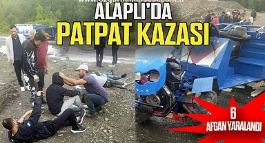 Alaplı'da patpat kazası