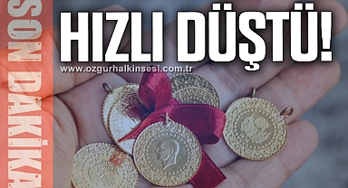 Altın fiyatları düşüşte!