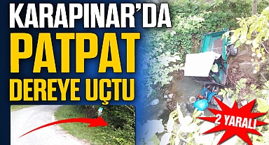 Beycuma Karapınar'da patpat kazası