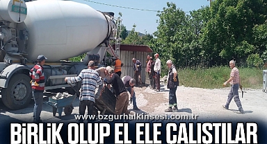 Birlik olup el ele çalıştılar