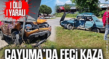 ÇAYCUMA'DA FECİ KAZA