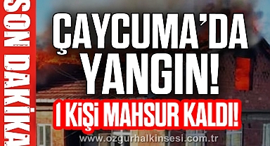 ÇAYCUMA’DA YANGIN!
