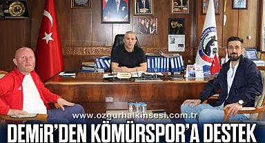 DEMİR’DEN KÖMÜRSPOR’A DESTEK