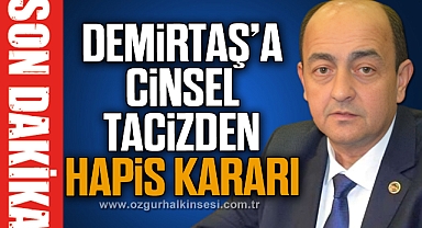 DEMİRTAŞ’A CİNSEL TACİZDEN HAPİS KARARI