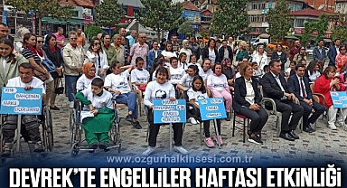 Devrek’te Engelliler Haftası etkinliği