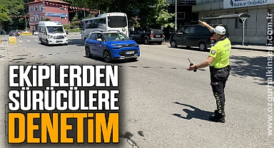 Ekiplerden sürücülere denetim