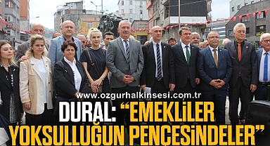 “Emekliler olağanüstü yoksulluğun pençesindeler”