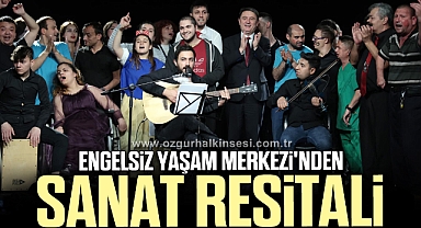 Engelsiz Yaşam Merkezi'nden sanat resitali