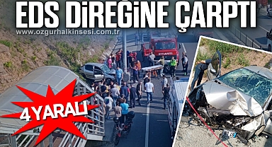 Ereğli'de trafik kazası: 4 yaralı