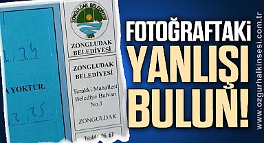 FOTOĞRAFTAKİ YANLIŞI BULUN!