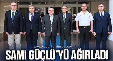 Sami Güçlü'den Rektör Özölçer'e Ziyaret