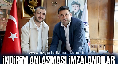 İndirim anlaşması imzalandılar