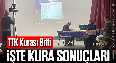 İŞTE KURA SONUÇLARI