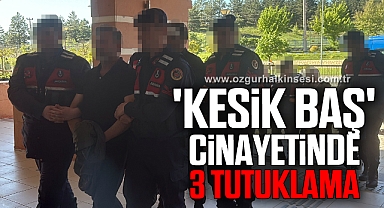 'Kesik baş' cinayetinde 3 tutuklama