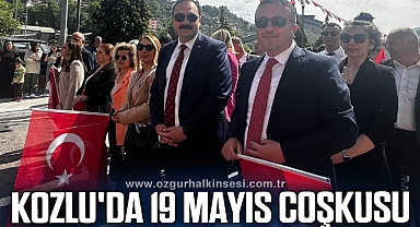 KOZLU'DA 19 MAYIS COŞKUSU