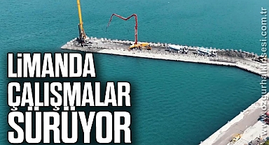 LİMANDA ÇALIŞMALAR SÜRÜYOR