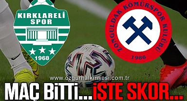 Maç bitti... İşte skor!