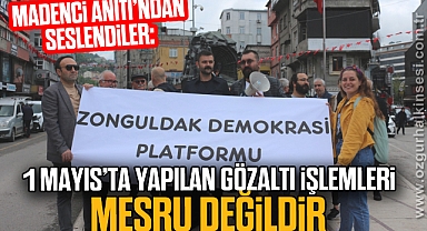 Madenci Anıtı'ndan seslendiler:
