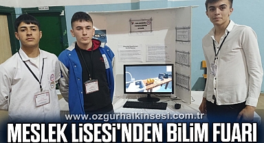 Meslek Lisesi'nden Bilim Fuarı