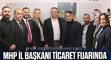MHP İL BAŞKANI TİCARET FUARINDA