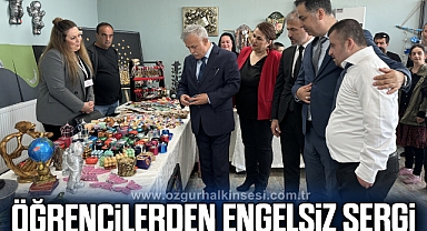 Öğrencilerden engelsiz sergi