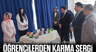 Öğrencilerden karma sergi